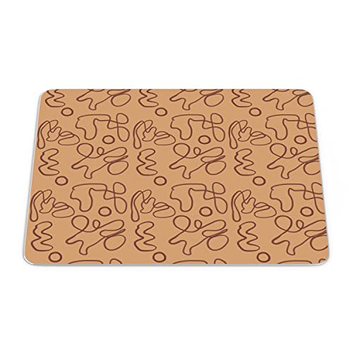 Bonamaison, Tapis de Souris Rectangle Imprimé Numériquement, Fond Antidérapant, pour Bureau et Maison, Taille: 22x18cm