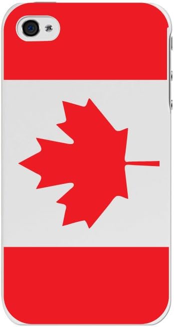 Cellet Canada Flag Proguard Case for Apple iPhone 4/4s - White