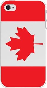 Cellet Canada Flag Proguard Case for Apple iPhone 4/4s - White