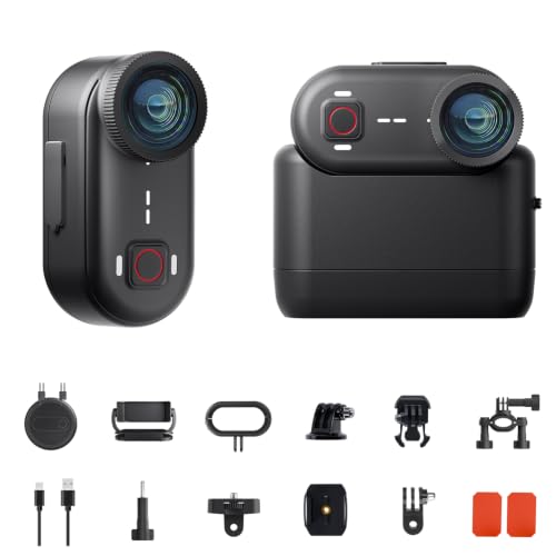 K80 Mini Action Cam,POV Camera Con Memoria Integrata da 64GB,4K WiFi EIS Mini Body Cam Sportiva Portatile Vlogging Fotocamera,10M Fotocamera Subacquea,Videocamere Montate sul Corpo e Accessori