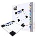 Transparent Digital Glass Bathroom Scale with Thick Tempered Glass - Utopia Home