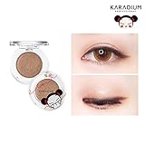 [KARADIUM] PUCCA LOVE EDITION Shine Eye Shadow 1.7g - 6 Colors / Long Lasting Moist Fitting Daily Makeup Shadow (#02 GOLD SHINE)
