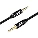 SHD Aux Cable, 3.5mm Audio Cable Aux for Car Auxiliary Audio Stereo Cable 3.5mm Cord Premium Sound Dual Shielded with Gold Plated Connectors-10Feet