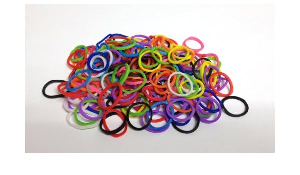 Amazon Com Latex Free Silicone Refill Bands For Rainbow Loom