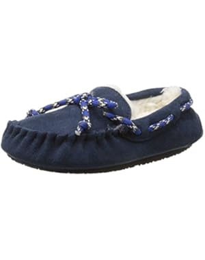 Navy Moccasin Slip On (Toddler/Little Kid/Big Kid)
