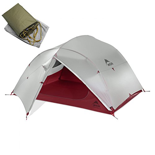 MSR Mutha Hubba NX Tent - One Size - Red w/ Footprint
