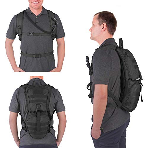 Unigear Tactical Hydration Packs Backpack 1050D with 2.5L Water Bladder