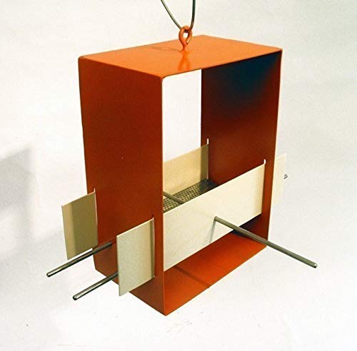 Cubist Modern Bird Feeder In Orange Buy Online See Prices