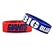 FOCO unisex Bulk Bandz 2 Pack sports fan bracelets, Team Color, One Size US
