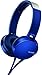 Sony XB550AP Extra Bass On-Ear Headset/Headphones with mic for phone call, Blue