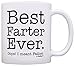 Fathers Day Gifts for Dad Best Farter Ever Oops Meant Father Gag Gift Gift Coffee Mug Tea Cup White primary