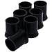 dophee 10-Pack Black Soft Rubber Tobacco Pipe Tip Grips Tool with Diameter 11mm/0.43