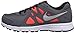 Nike Boy's Revolution 2 Running Shoe (GS) Dark Grey/White/Metallic Silver Size 7 M US