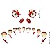 ORIENTAL CHERRY Halloween Decorations Outdoor - Waterproof Monster Face Stickers Decals Party Supplies for Window Door Car Decor