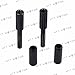 HTTMT MT387-001- Black 2 Inches Mirror Extensions Kit Compatible with Harley Softail Sportster Dyna Touring
