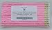 ezpencils - Pink Barrel Pencils with White Eraser - 36 pkg - Non-Smudge Eraser - # 2 HB Lead - Unsharpened - Non-Branded