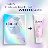 Durex Nude Ultra Thin Condoms 30 Regular Fit with Silicone Lube Teat Ended view 10