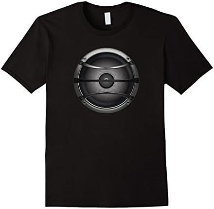 Men's Loud Music Sound Speaker Bass T-Shirt 2XL Black