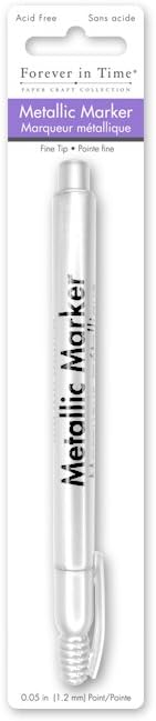 Forever in TimeSW460F Metallic Marker F e Po t, 1.2mm, White