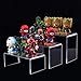 12 Pack Clear Acrylic Display Risers Showcase for Shoe Risers Retail Stand 4 Pack Shoe Riser