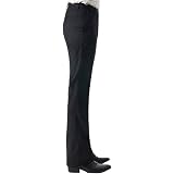 Fuzzdandy Mens Retro Black Bell Bottoms Cord Flares Vintage 60S 70S