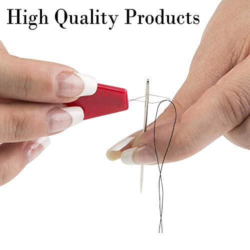 image for UA Crafts 20 Pcs Plastic Needle Threader - Wire Loop DIY Stitch Insert