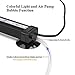 LED Aquarium Light, Smiful Submersible Fish Tank Light Colorful Remote Control Waterproof Crystal Glass LEDs Lights Bar (11