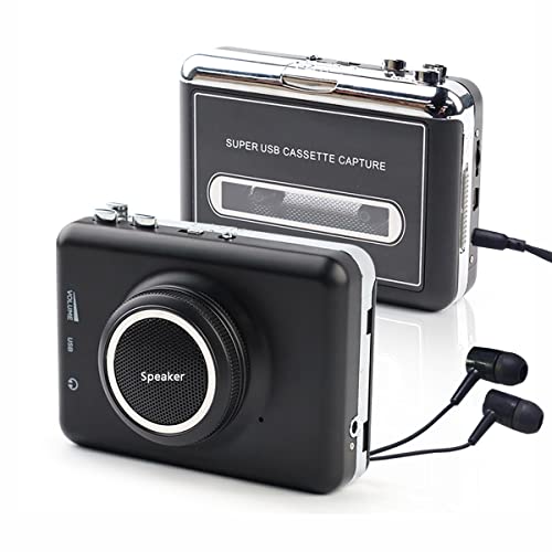 Upgraded Cassette Player with Detachable External SpeakerPortable