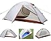 Luxe Tempo Single 1 Person Tent 4 Season 2 Doors with Footprint Freestanding for Camping High-end Silnylon Backpacking Tent 2 Vestibules