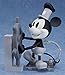 Good Smile Steamboat Willie: Mickey Mouse (1928 Black & White Version) Nendoroid Action Figure, Multicolor