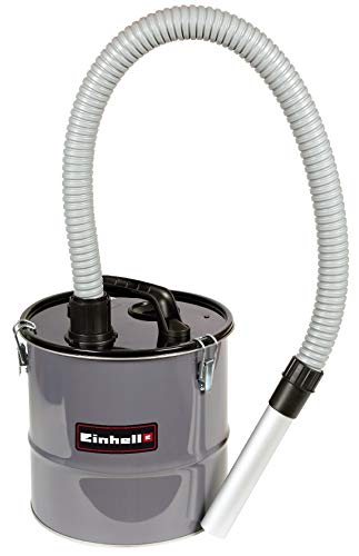 Einhell Original Aschefilter 12 L (12 Liter Behaelter, Saugeranschluss, Aluminium-Saugrohr, metallverstaerkter Saugschlauch, Schnellverschluesse, Tragegriff)