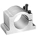 Konmison 80mm Spindle Motor Clamp Mount Bracket Diameter 80mm with Screws for 1.5kw 2.2kw Milling Spindle