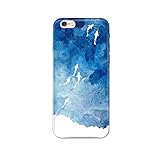 iPhone 6/6S Plus Case, KEC iPhone Hard Shell Case Cover with Colorful Patterns | Anti Scratch | Anti Finger-print | Anti Shock Technology (Fish)