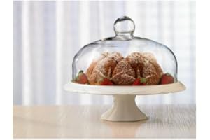Brilli-ant Bianco Pedestal Cake Plate with Dome, 30 cm
