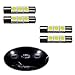 iJDMTOY 3-SMD 29mm 6614F Replacement Bulbs For Car Sun Visor Vanity Mirror Lights, Xenon White