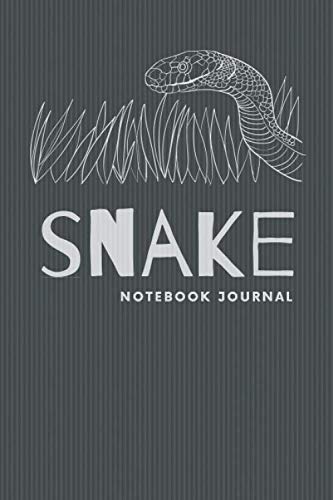 Snake Notebook: Gray Snake Skin Style, Logbook Journal Notebook for Reptile (Snake) and Amphibian, 100 Pages | 6" x 9" size Notebook, Diary,