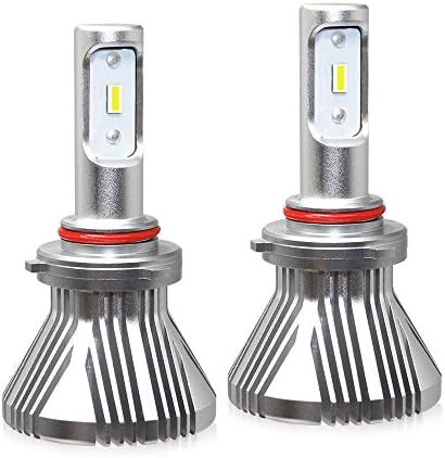 Hb3 Led ヘッドライト フォグランプ 車検対応 新作入荷 ファンレス 8000lm ハイビーム用 ノイズ対策済み 角度調整 8f Hb3 12v車用 6500k 日本語取説付き 2年保証 2本入り ヒートシング放熱