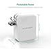 USB C Charger RAVPower 30W Travel Wall Charger Adapter with 5V/3A Type C and iSmart2.0, Compatible Nintendo, Google Pixel XL, Galaxy S9 S8 Note8, iPhone X 8 (White)