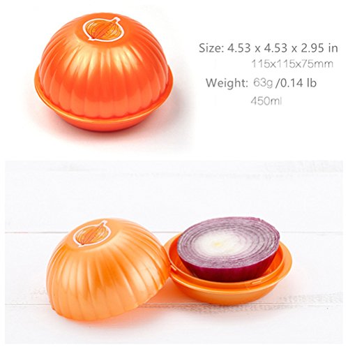 KeepingcooX Onion, Tomato, and Avocado Keepers 3 Piece Set, Vegetable Shaped Food Savers