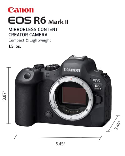 Canon Cámara Mirrorless R6 Mark II Cuerpo
