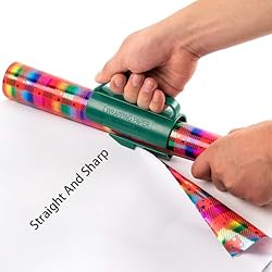 Green Wrapping Paper Roll Cutter Wrapping Paper