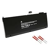 SOLICE New Replacement A1321 A1286 (Only for 2009 2010 Version) Unibody MacBook Pro 15 inch Laptop Battery for MB985 MB986 MC118 MB986 Series Notebook