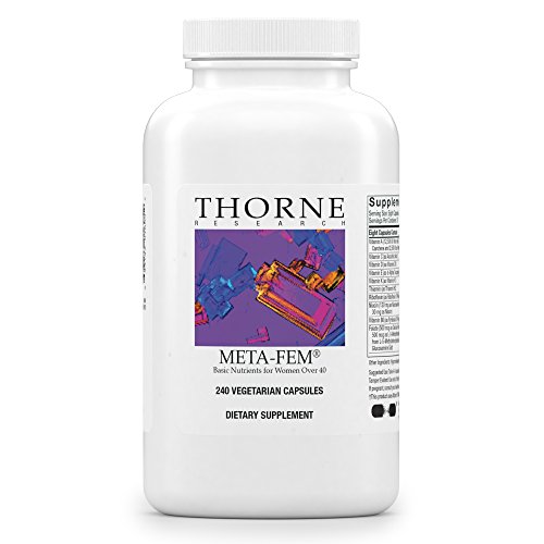 Thorne Research - Meta-Fem - Complete Dietary Supplement for Women of Either Peri- or Postmenopausal Age -240 Capsules