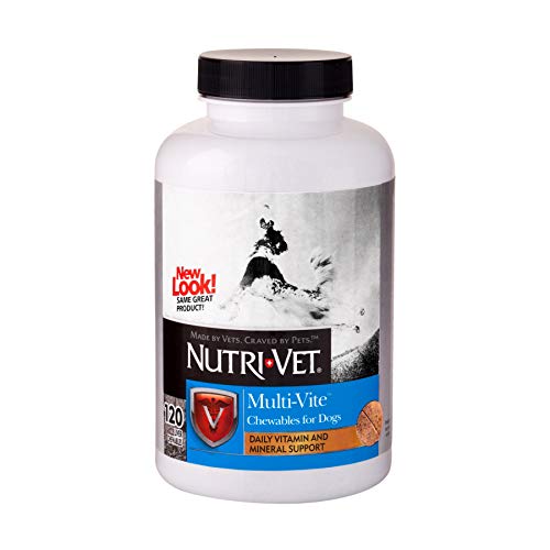NutriVet MultiVite Chewables for Adult Dogs Daily Vitamin and Mineral Support to Help