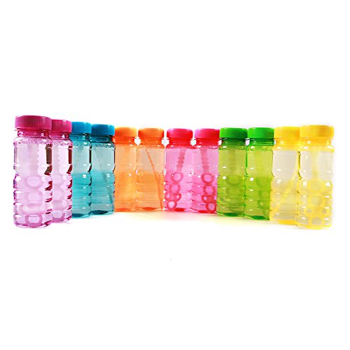 Big Bubble Bottle 12 Pack 4oz Blow Bubbles Solution Novelty Summer