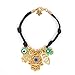 ArRord 4pcs Hamsa Hand of Fatima Charms Bracelet Black White Red Plastice Rope Bangle