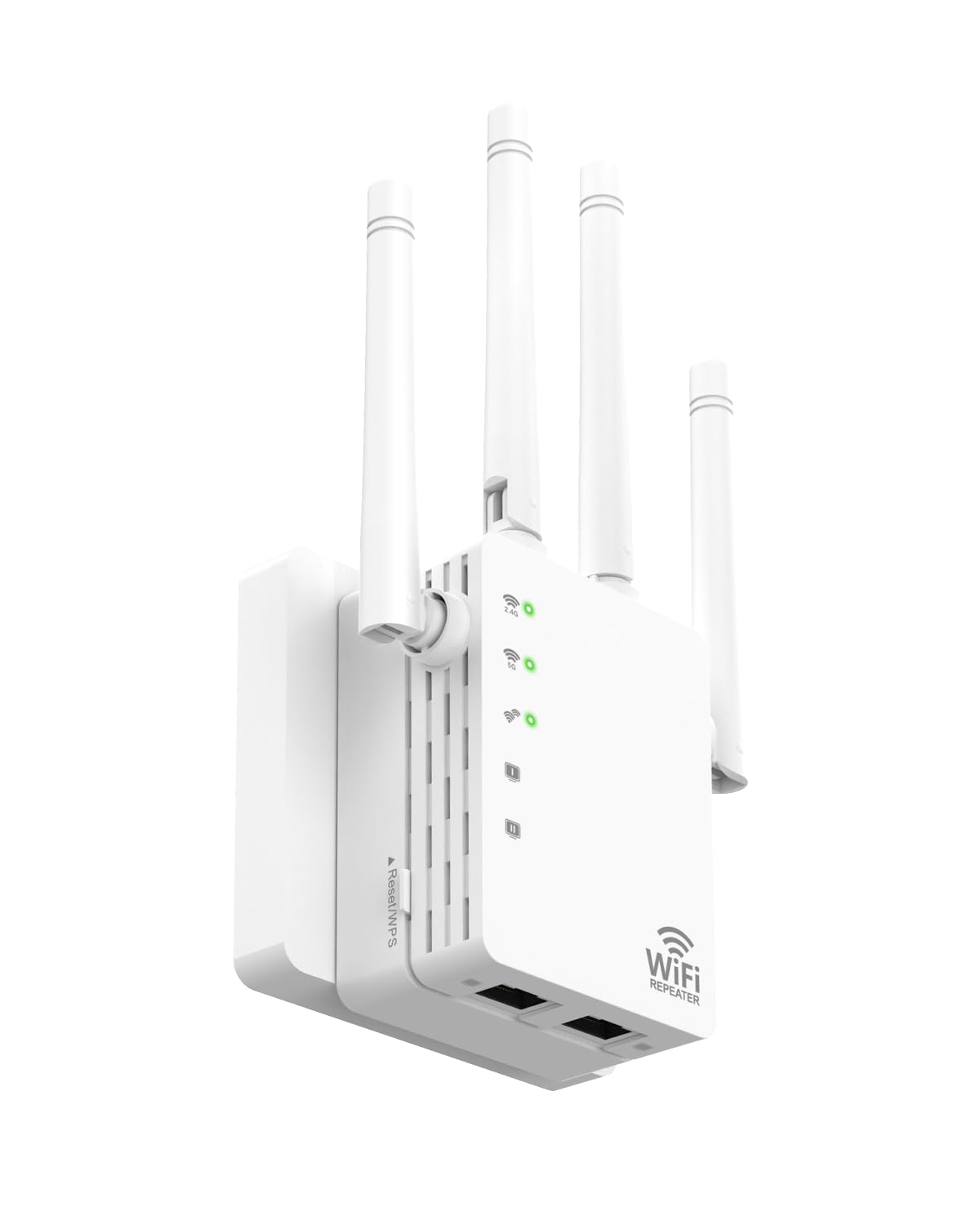 Photo 1 of 1.2Gbps Dual Band WiFi Extender, EasyMesh Compatible, 12880 Sq.Ft Coverage, WiFi Extender Signal Booster Supports 105 Devices with one Ethernet Port