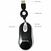 Sabrent MS-U3266 Mini High Precision USB 3-Button 3D Optical Scroll Wheel Mouse with Retractable Cable