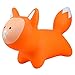 Babe Fairy Bouncy Horse Hopper with Pump-Jumping Anima Toys for Toddlersl-Bouncy Animals Toys(Orange Fox)