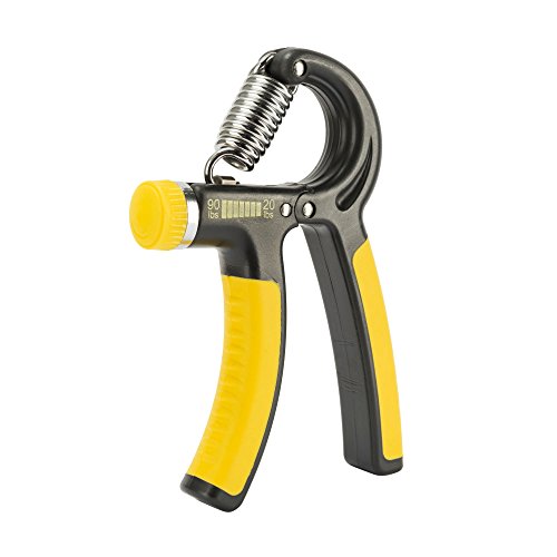 Hand Grip Strengthener - with Non-Slip Grips & Easy Tension Dial Technology for Adjustable Resistance - Strength Trainer & Exerciser for Forearm, Wrist, Hands Exercise, Arm Workout - Thumbnail 2
